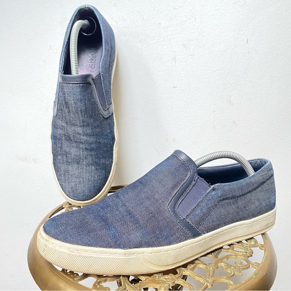 Vince Denim Slip On Loafer Shoes